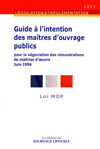MIQCP Loi MOP - Guide à l'intention des MO publics négociation des rémunérations