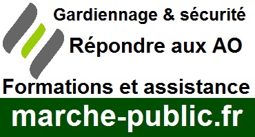 Appels d'offres de gardiennage et de sécurité 