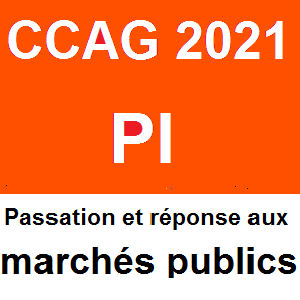 CCAG-PI CCAGPI marchés publics de prestations intellectuelles