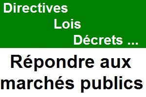 Décrets relatifs à la commande publique - textes marchés publics