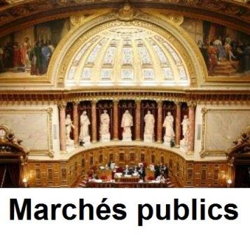 marches publics et réponses au sénat